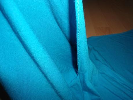 Tyrkysove volne damske tricko, m