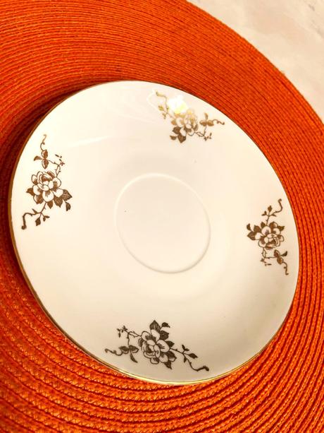 Starožitné dezertné tanieriky - 4 ks, 