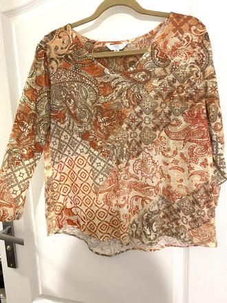 Krásna blúzka so vzormi, xxl