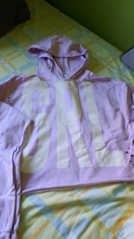 Mikina crop top, bershka,s