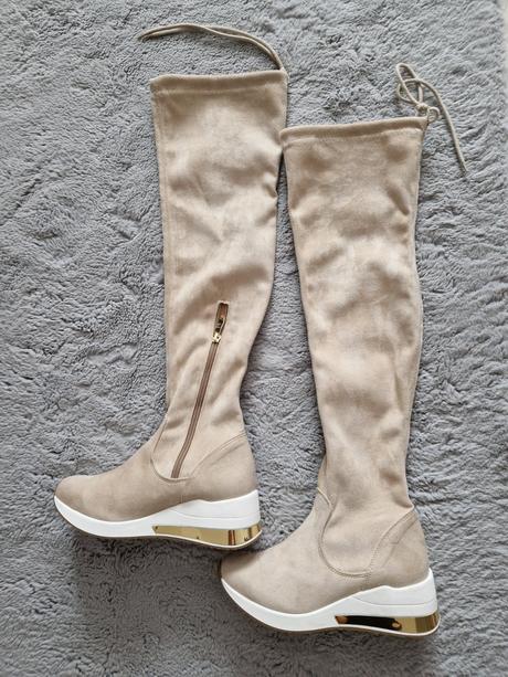 Semišová čižmy, 36