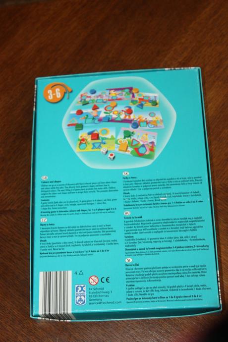 Hra farby a tvary - od 3 rokov,