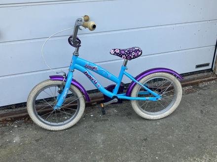 Predám detský bicykel - bledomodrý, harry,16
