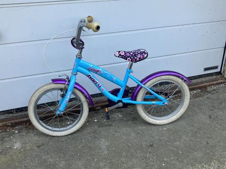 Predám detský bicykel - bledomodrý, harry,16