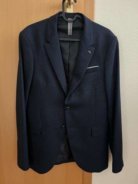 Pánske tmavomodré sako zara, zara,46