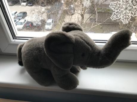 Slon plyšový - 50 cm,