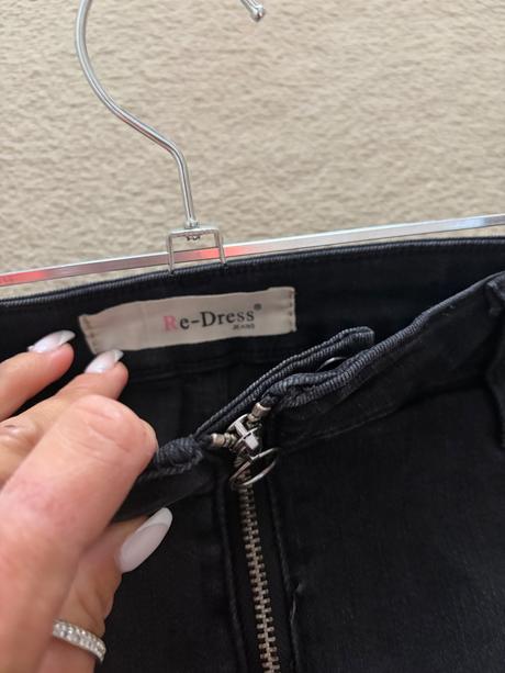 Čierna riflová sukňa, m