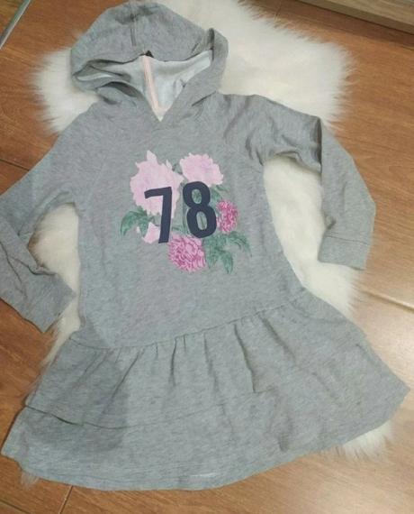 Mikinové šaty, h&m,110