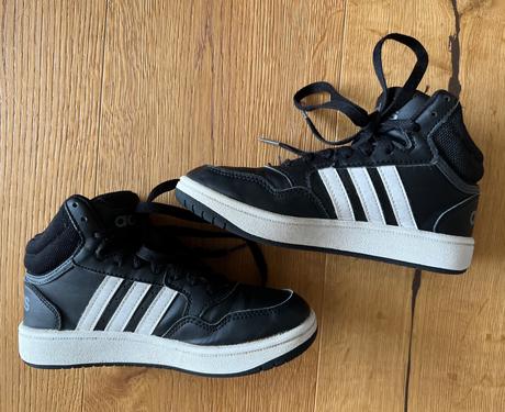 Čierne vyššie tenisky adidas č. 32, adidas,32