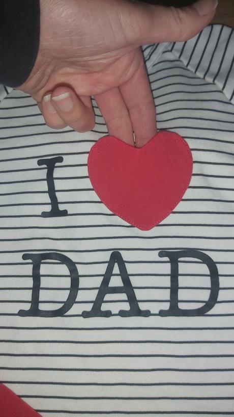 Suprava i love dad, h&m,92