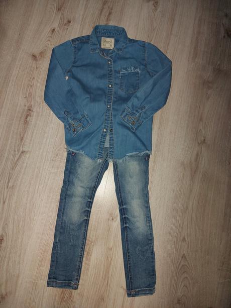 Riflova kosela, denim,104