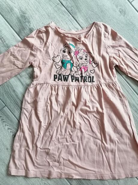 Šatky s dlhým rukávom - 98/104 paw patrol, 98