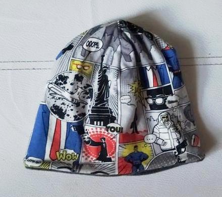 Handmade obojstranná čiapka, 74