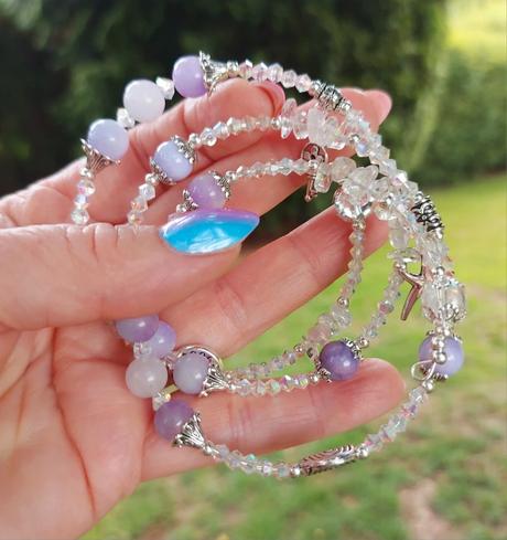 Náramok z polohdrahokamov pre ryby, váhy, vodnár, 