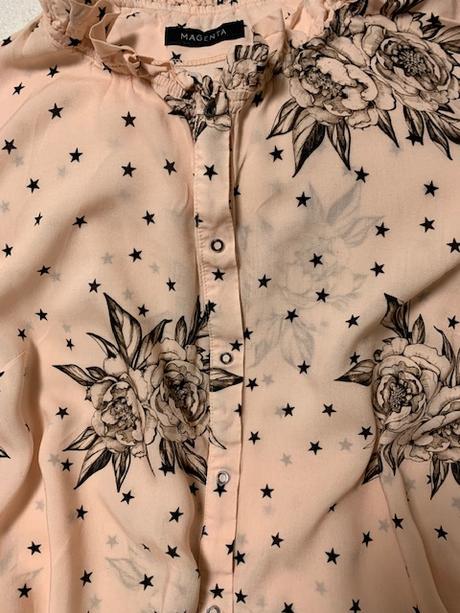 Blúzka vzorovaná zn. magenta, m