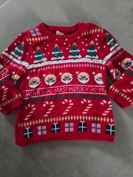 Vianočné svetríky h&m  v. 80, 134, 80