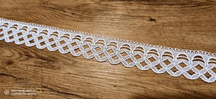 Krajka -60 mm - biela, 