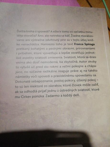 Milosrdenstvu v ústrety zázrak svätej spovede, 