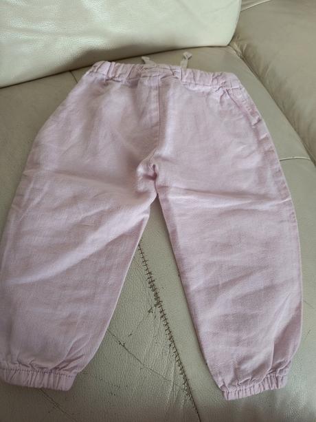 Ľanové nohavice 80, lupilu,80