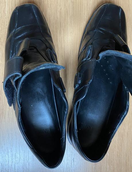 Kožené topánky hugo boss v. 41/42, hugo boss,41