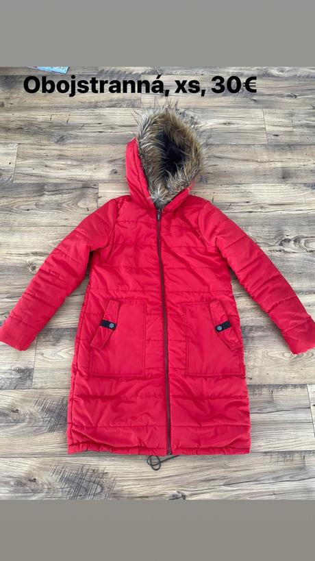 Obojstranná bundicka xs, xs