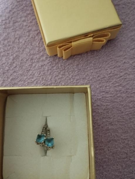 Detské strieborné náušnice, 