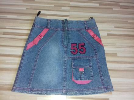 Riflová sukňa, 158