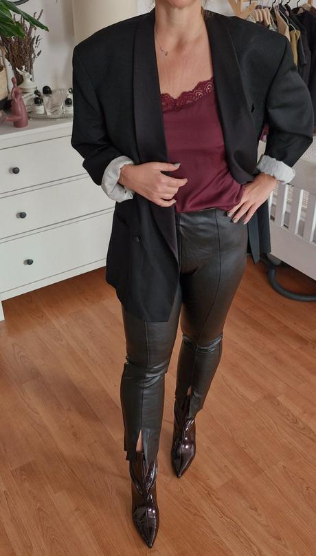 Koženkové nohavice only, only,l