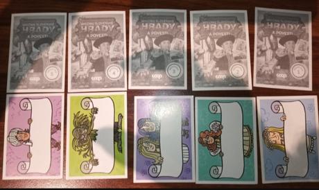 Nalepky hrady, album hrady,