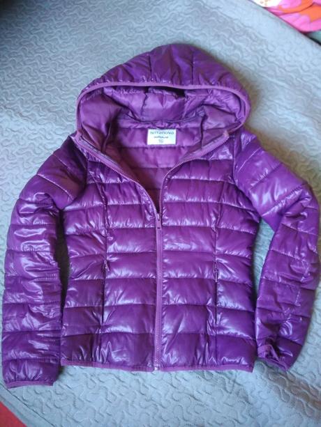 Leskla fialova bundicka, terranova,xs