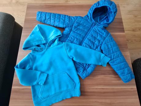 Prechodná bunda + mikina, 92
