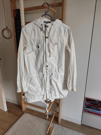 Tenká dlhá bunda, nike,s