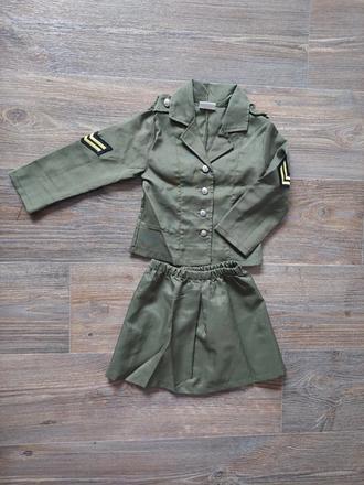 Vojačka karnevalový komplet kostým veľ.98-104, 