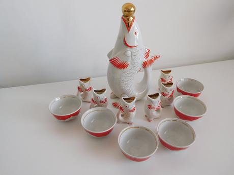 Ryba + 6x rybky menšie + mištička na cukríky 6 x, 