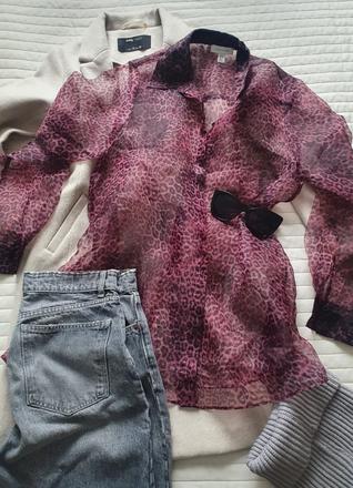 Leo šifónová košeľa, topshop,36