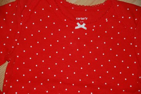 Červený komplet, carter's,86