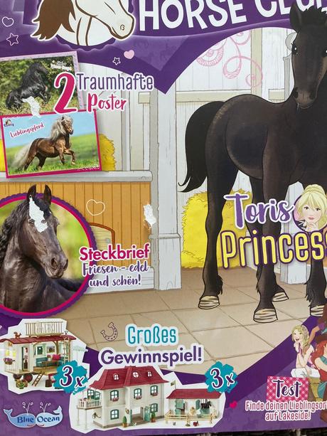 Sada koníkov, bábik jazdkýň a časopisov,