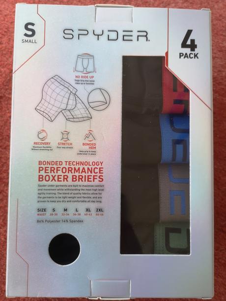 Spyder pánske funkčné boxerky veľkosť s 4ks, s