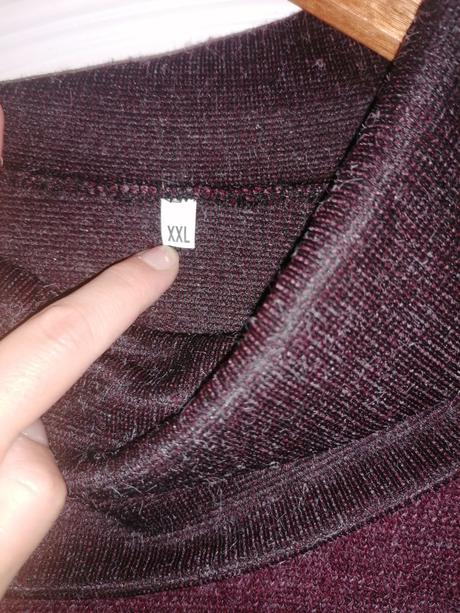 Fialový pulovrik, xl