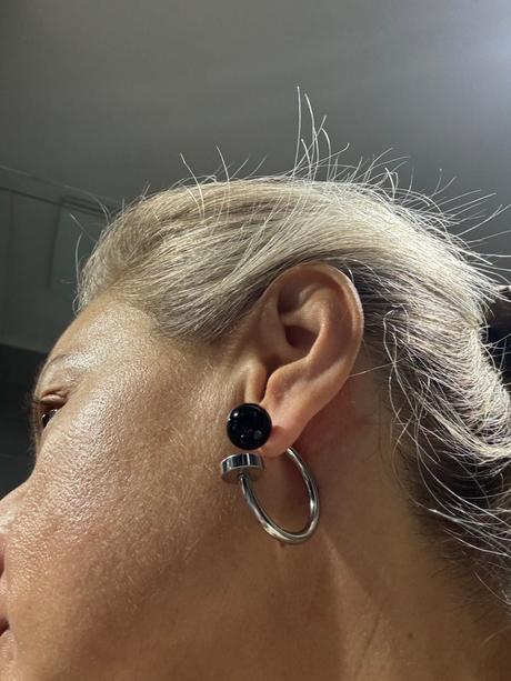 Calvin klein nausnice kruhove, calvin klein