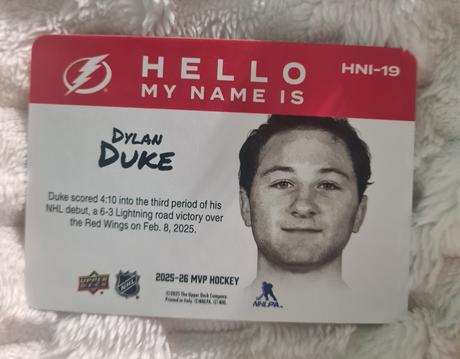 Kartičky nhl 2025/2026, 