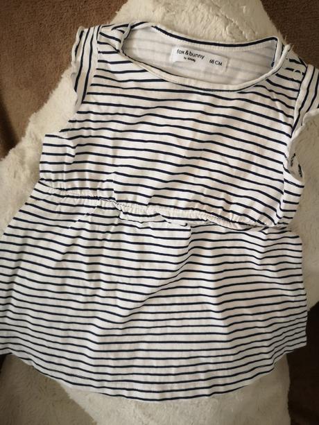 Dievčenské tričko, fox & bunny,68