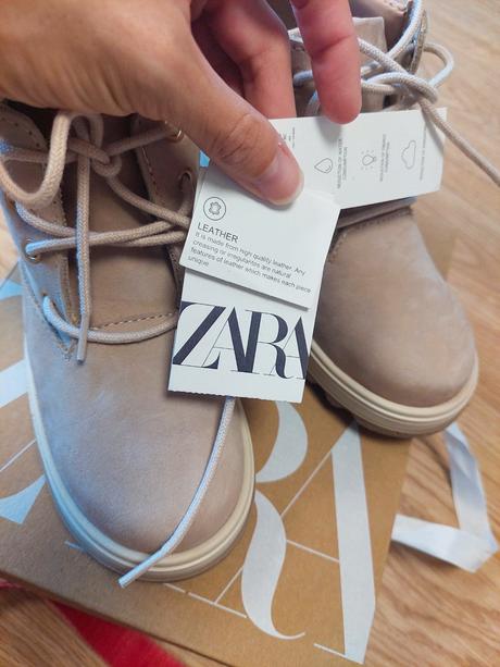 Kozene cizmy na zips zara 28 leather, zara,28