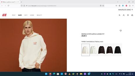 Mikina hm, mikina santa reserved, h&m,l / xxl