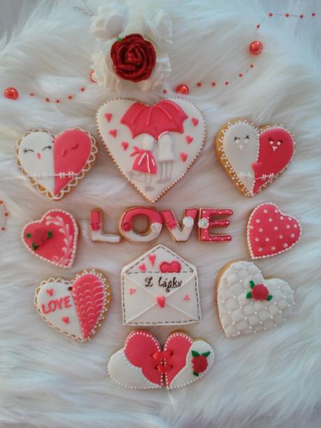 Medovníky valentínske a svadobné, 