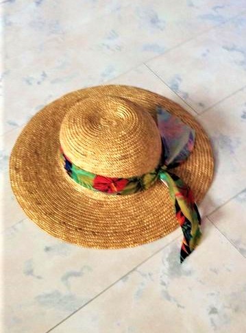 Luxusný slamený klobúk, l