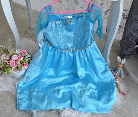 Karnevalové šaty elsa, 