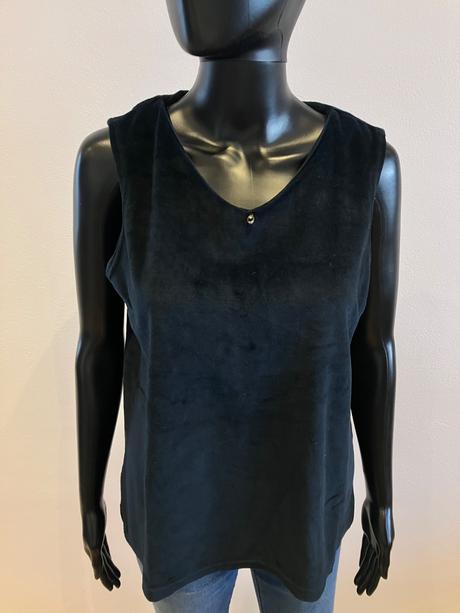 Dámsky tmavomodrý zamatový vrch (m/l), tcm,m