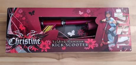 Fialova kolobezka od 6r.+orig.krabica, 