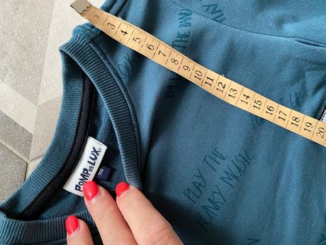 Frajerska mikinka farba petrol, pompdelux,110